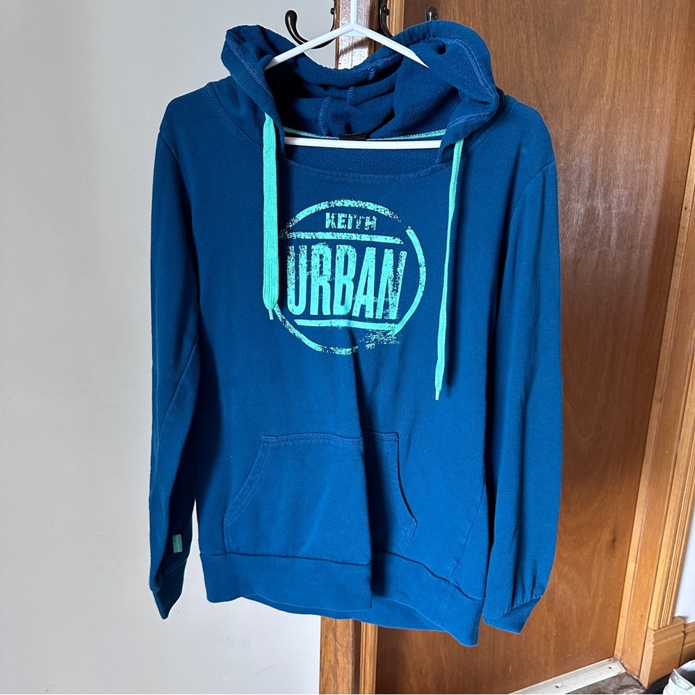 Keith Urban Teal Hoodie
